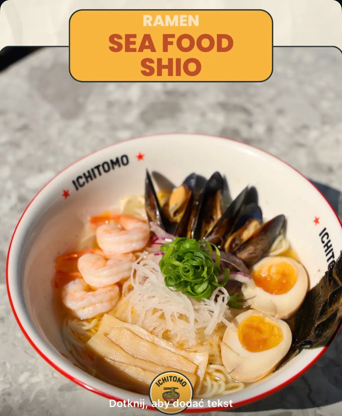 Ramen sea food shio w misce Ichitomo